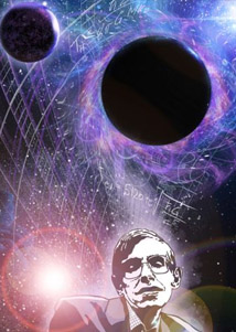 Stephen Hawking researches about the universe and black holes