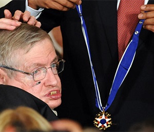 Hawking has been awarded many time through the years.